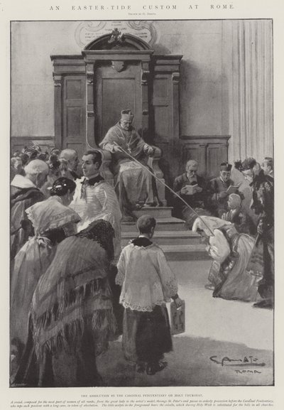 Een paasgewoonte in Rome door G.S. Amato